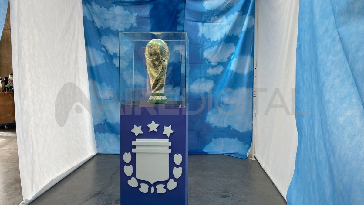 La Copa del Mundo está en Santa Fe: dónde y cuánto tiempo se exhibe