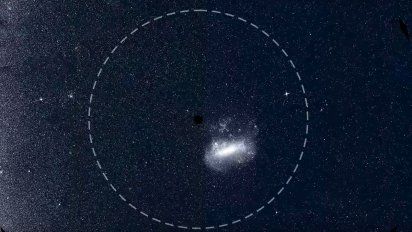 La Nasa reveló espectaculares imágenes del cielo en el hemisferio sur