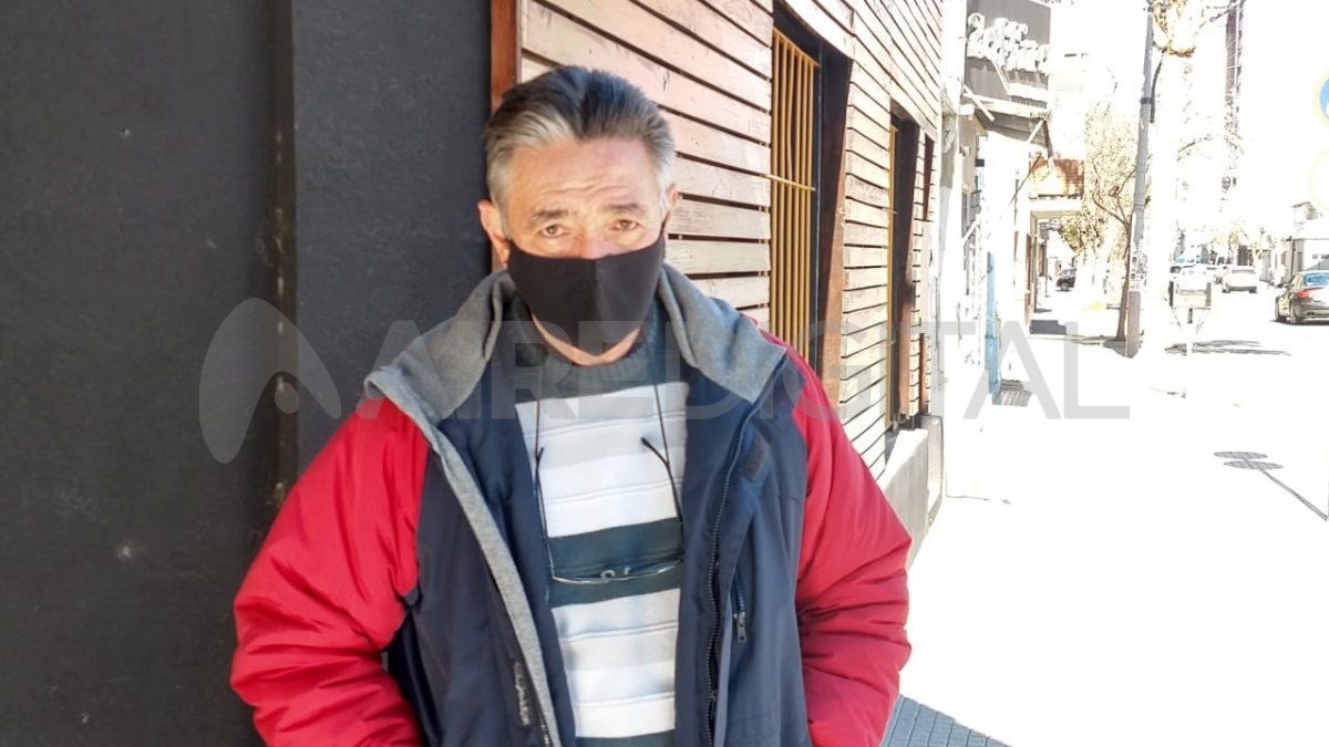 Carlos Pecorari, vocero en el reclamo de los trabajadores relacionados a la pesca deportiva y la navegación.