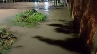 Cayeron mas de 200 milímetros en Vera y habilitaron un centro de evacuados