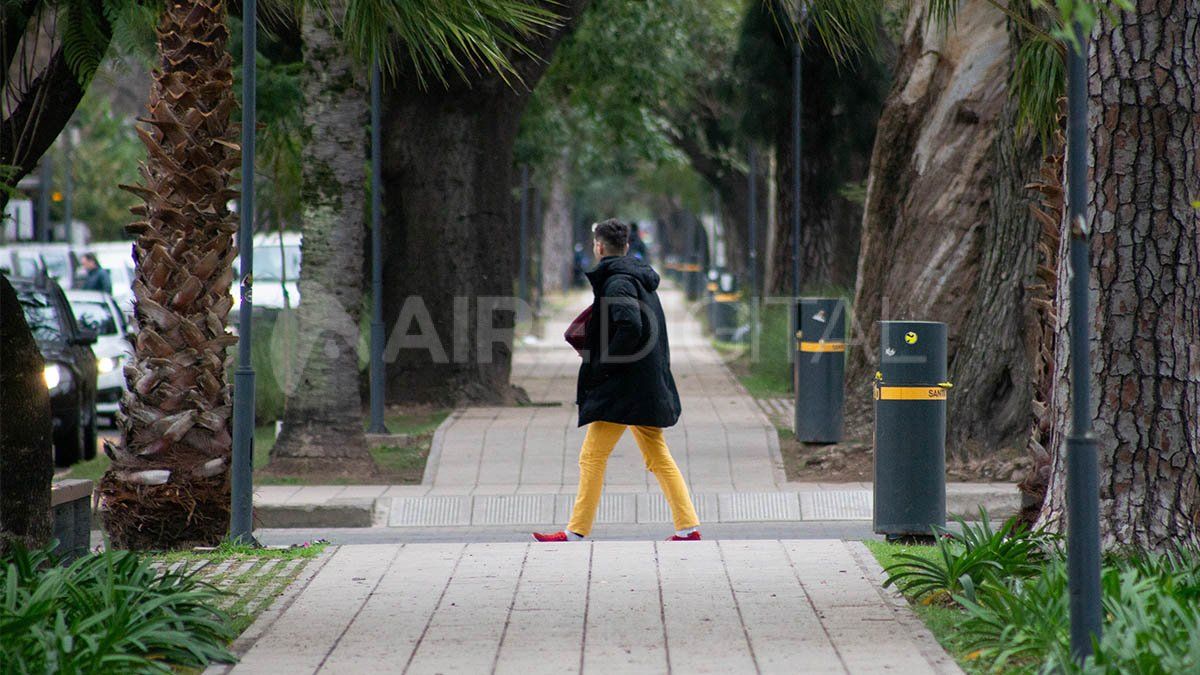 Domingo frío en la ciudad de Santa Fe.