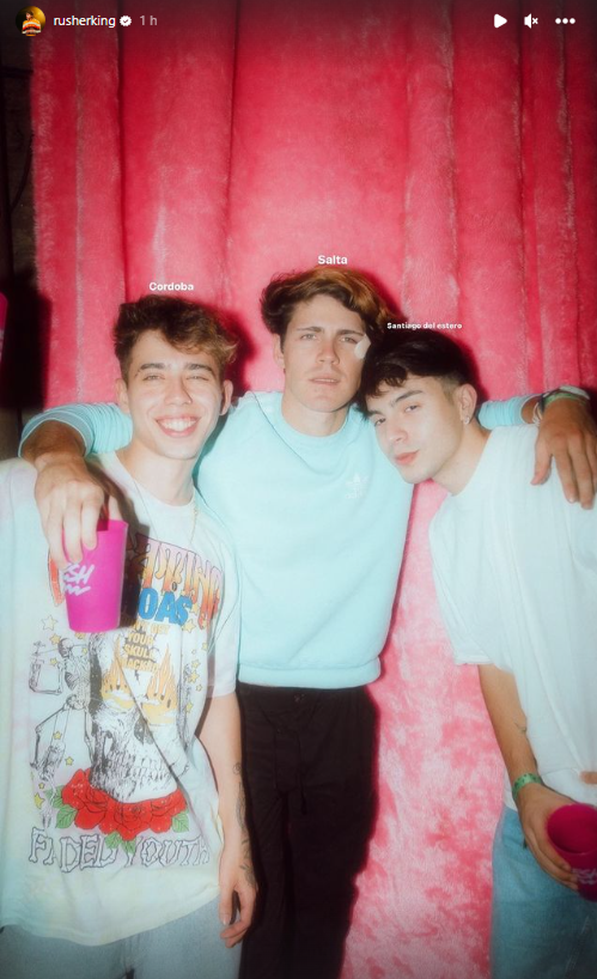 Rusherking público una foto junto a Marcos Ginocchio para de esta forma desmentir los rumores de una pelea.