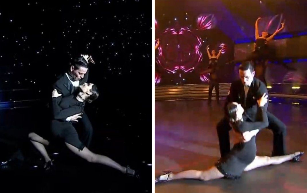 Pampita impactó en la apertura de Showmatch bailando embarazada