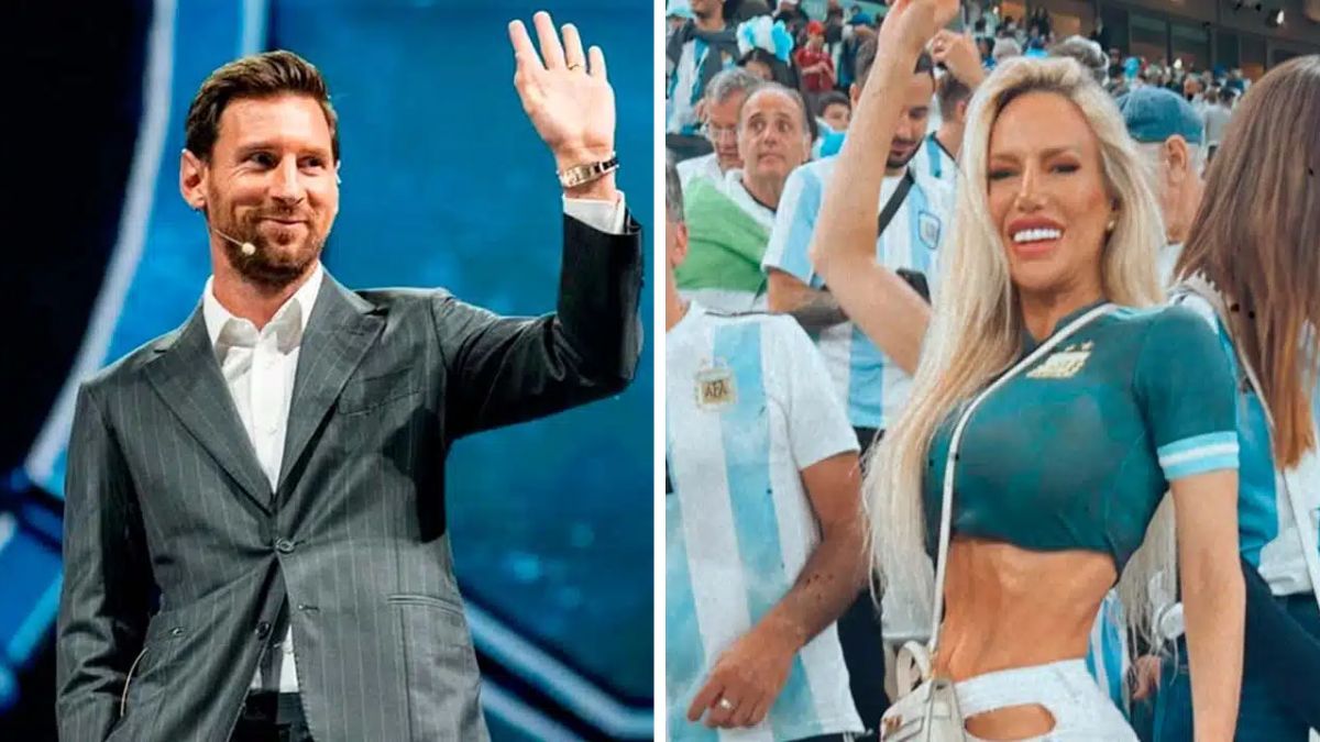 Un gesto de Luciana Salazar reabrió el rumor de un romance con Messi.
