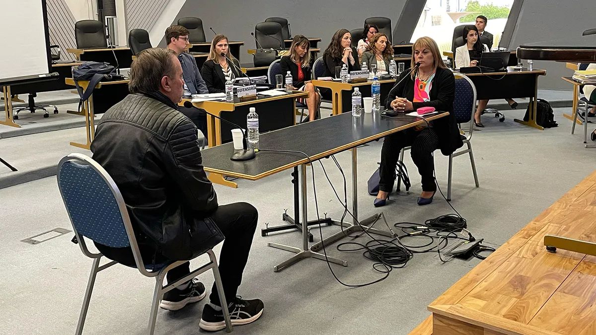 El abuelo de Lucio Dupuy y su ex abogada. El abuelo de Lucio Dupuy y su ex abogada.