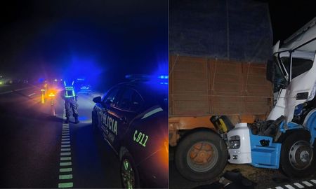 El accidente se produjo durante la madrugada a la altura de Barrancas. El accidente se produjo durante la madrugada a la altura de Barrancas.