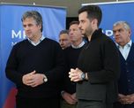 Las autoridades dieron una conferencia de prensa tras el asesinato del policía federal en Rosario. Las autoridades dieron una conferencia de prensa tras el asesinato del policía federal en Rosario.