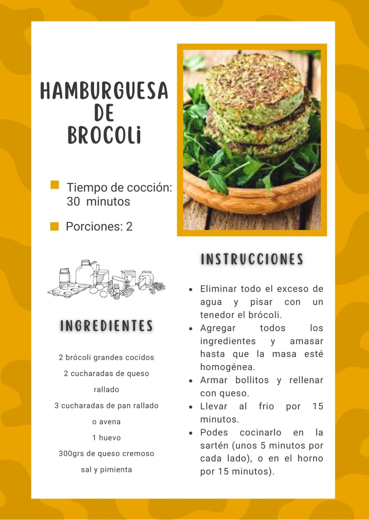 Cómo hacer hamburguesas de brócoli Cómo hacer hamburguesas de brócoli
