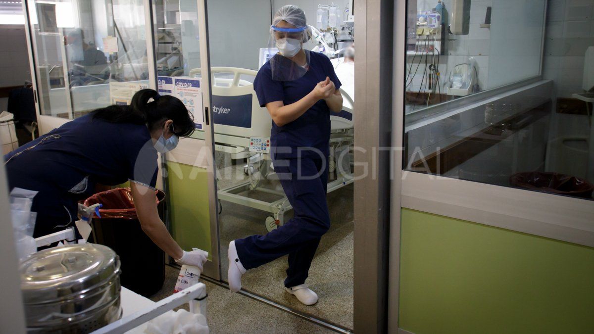 En más de una oportunidad desde el inicio de la pandemia, los trabajadores de la salud exigieron mejoras salariales.