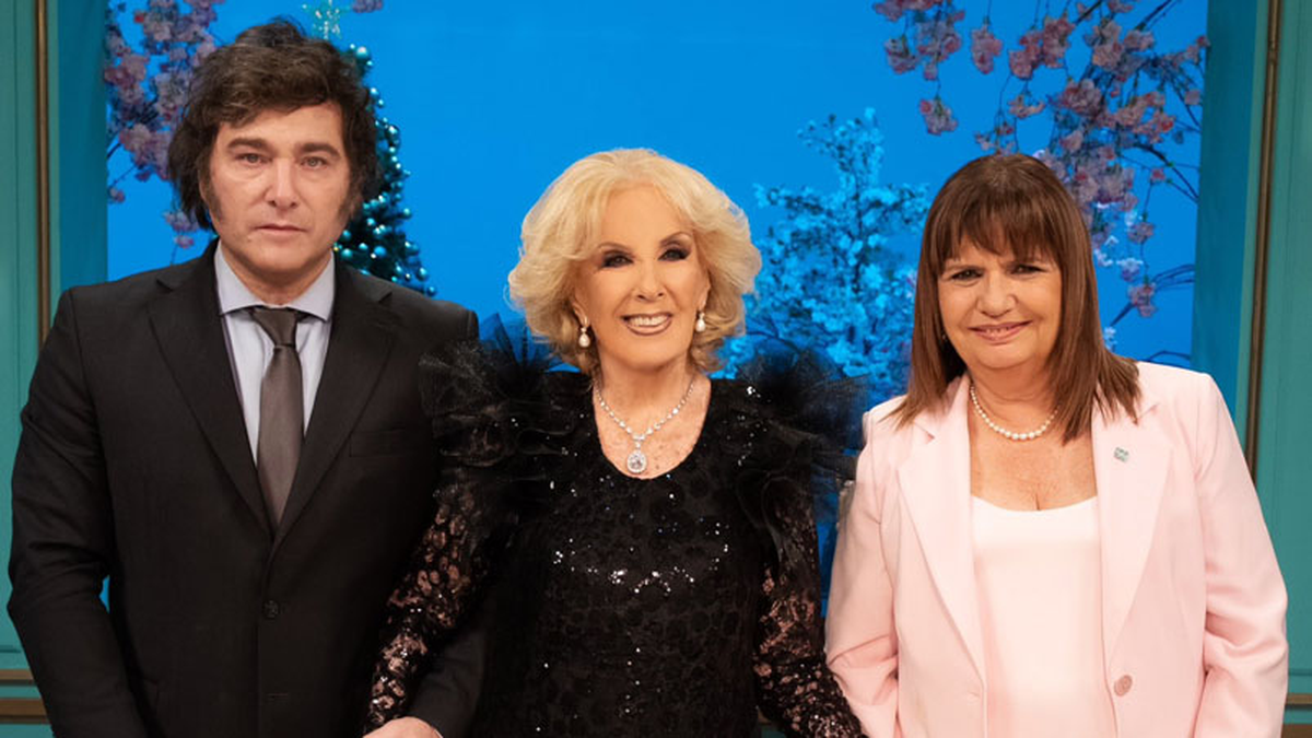 Javier Milei y Patricia Bullrich cenaron con Mirtha Legrand. Javier Milei y Patricia Bullrich cenaron con Mirtha Legrand.