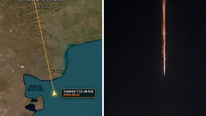 Impactante: restos de un cohete chino cruzaron el cielo de Río Negro y causaron alerta