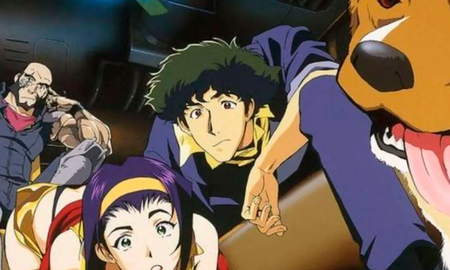 Cowboy Bebop: Knockin on Heavens Door, también conocida como Cowboy Bebop: The Movie, se presentó en los cines en el año 2001. Cowboy Bebop: Knockin on Heavens Door, también conocida como Cowboy Bebop: The Movie, se presentó en los cines en el año 2001.