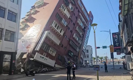 Un tremendo terremoto afectó a Taiwán: hay mucha gente atrapada Un tremendo terremoto afectó a Taiwán: hay mucha gente atrapada