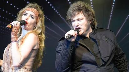 Rock del gato: la canción que eligió Javier Milei para cantar junto a Fátima Florez en Mar del Plata