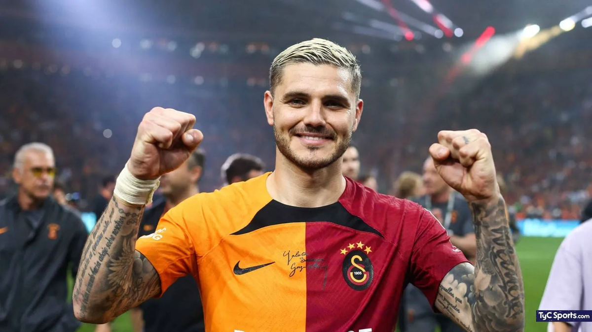 Mauro Icardi marcó en la goleada del campeón Galatasaray. Mauro Icardi marcó en la goleada del campeón Galatasaray.