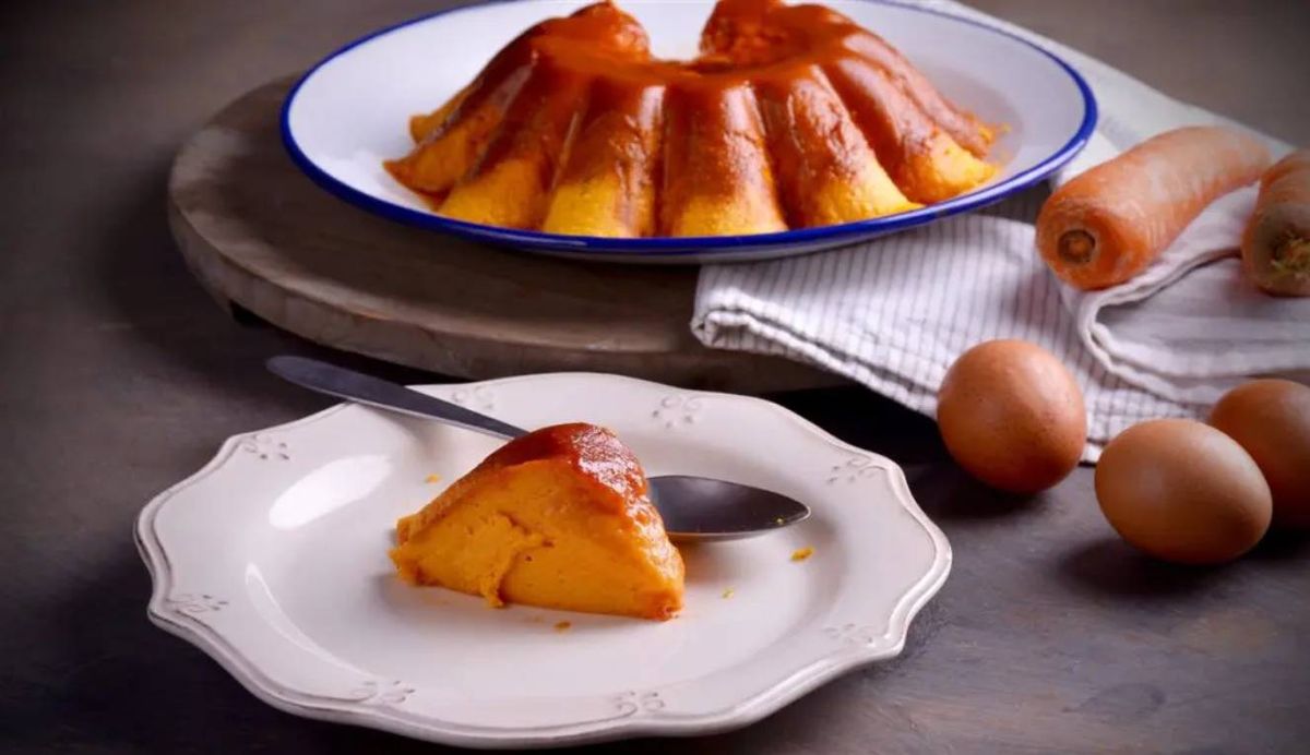 Flan de zanahorias