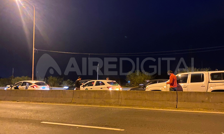 Choque en cadena en la ruta Nacional 168: al menos seis autos involucrados. Choque en cadena en la ruta Nacional 168: al menos seis autos involucrados.