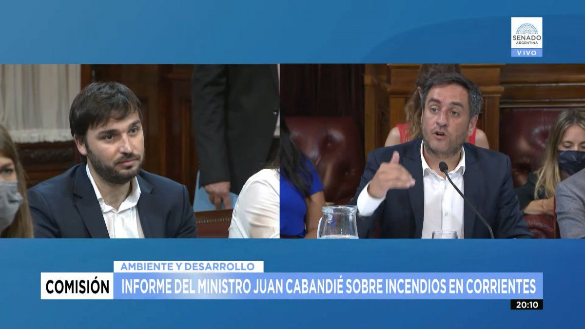 El&nbsp; ministro Juan Cabandié asiste esta tarde a la Cámara alta para rendir cuentas sobre la actuación de la Nación en los incendios de Corrientes.