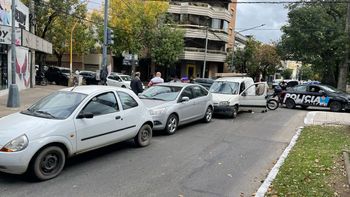 Un choque múltiple en pleno Bulevar complicó el tránsito del centro de Santa Fe