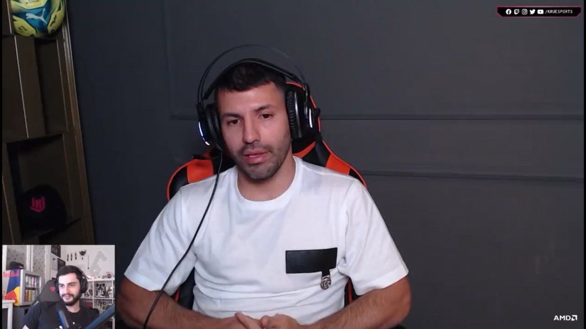 Sergio Kun Agüero evitó hablar de su cuadro cardíaco y agradeció por todo el apoyo que le demostraron en esta etapa difícil de su vida.