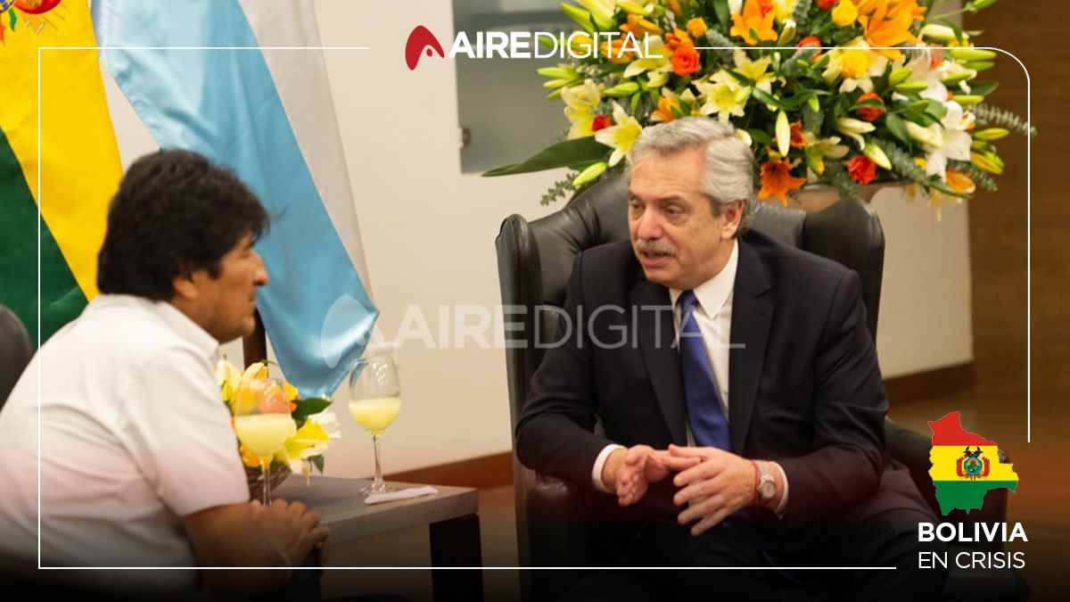Alberto Fernández se reunió con Evo Morales durante su última visita a Bolivia