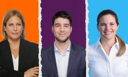 Gisela Scaglia, Agustín Pellegrini y Caren Tepp, cabezas de lista de Provincias Unidas, La Libertad Avanza y Fuerza para para las elecciones en Santa Fe. Gisela Scaglia, Agustín Pellegrini y Caren Tepp, cabezas de lista de Provincias Unidas, La Libertad Avanza y Fuerza para para las elecciones en Santa Fe.