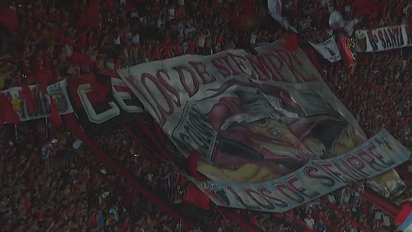 El hincha de Colón acompañó al equipo de Iván Delfino en su estreno ante CADU