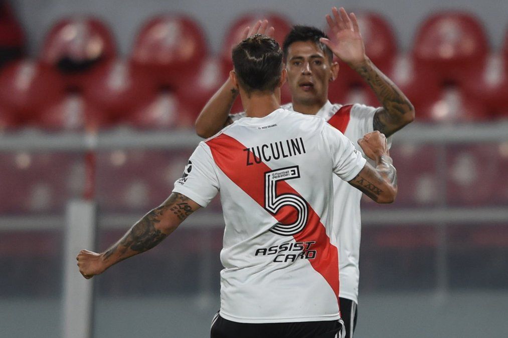 El conjunto millonario venció a Godoy Cruz y ya piensa en la Copa Libertadores.