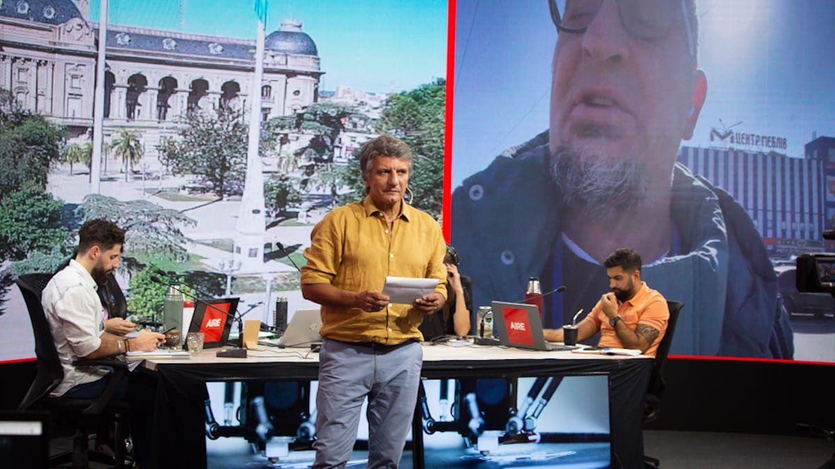 Germán de los Santos habló en vivo con Luis Mino desde Lviv