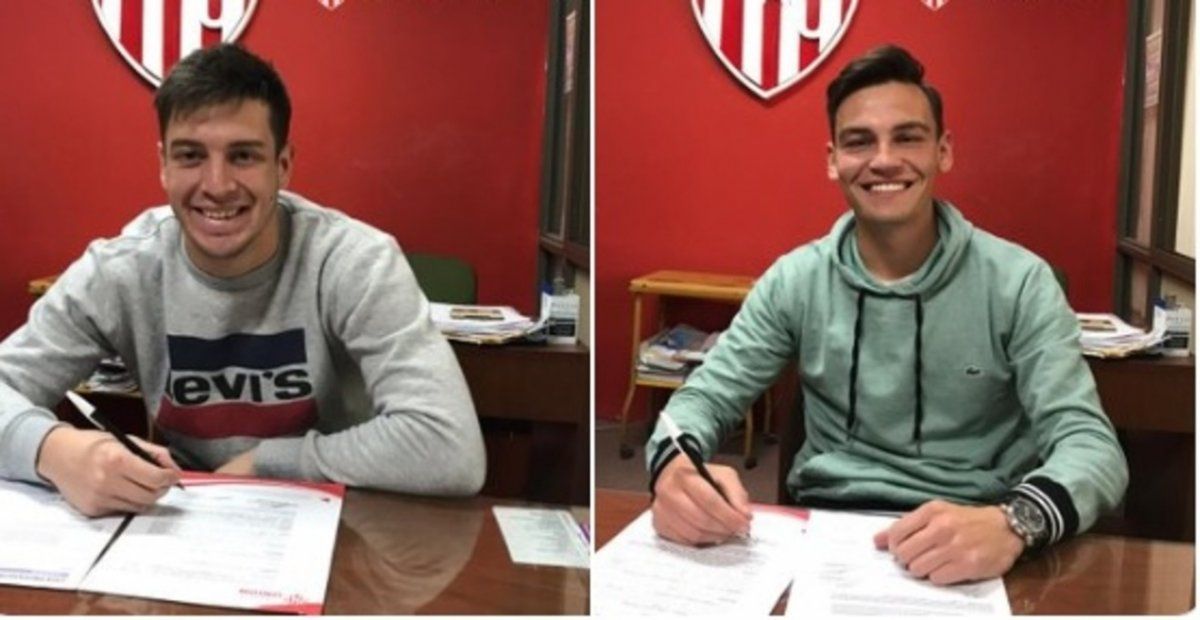 Franco Godoy y Francisco Gerometta renovaron su vínculo por dos años y medio con la institución rojiblanca.