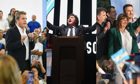 Sergio Massa, Javier Milei y Patricia Bullrich cerraron sus campañas y esperan el domingo electoral. Sergio Massa, Javier Milei y Patricia Bullrich cerraron sus campañas y esperan el domingo electoral.
