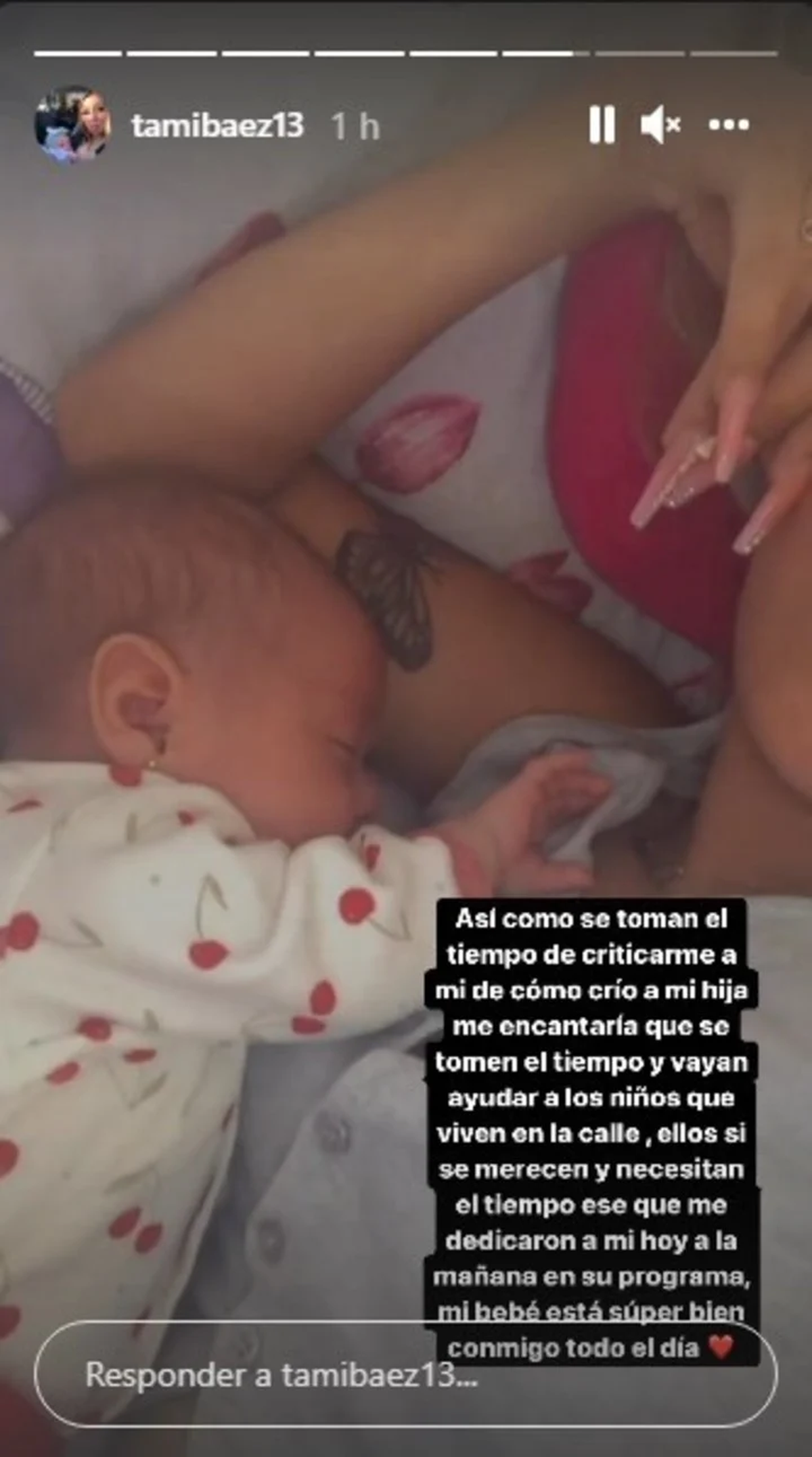 Tamara B&aacute;ez le contest&oacute; a Sandra Borghi.