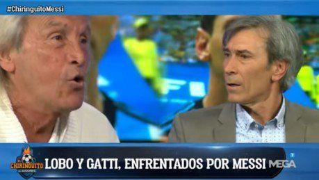 Gatti criticó a Messi y terminó a los gritos en la TV española
