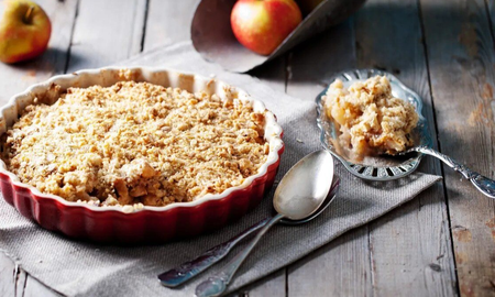 El resultado es un crumble de manzana crocante por fuera y suave por dentro, un postre clásico que nunca falla y que podés preparar en muy poco tiempo. El resultado es un crumble de manzana crocante por fuera y suave por dentro, un postre clásico que nunca falla y que podés preparar en muy poco tiempo.
