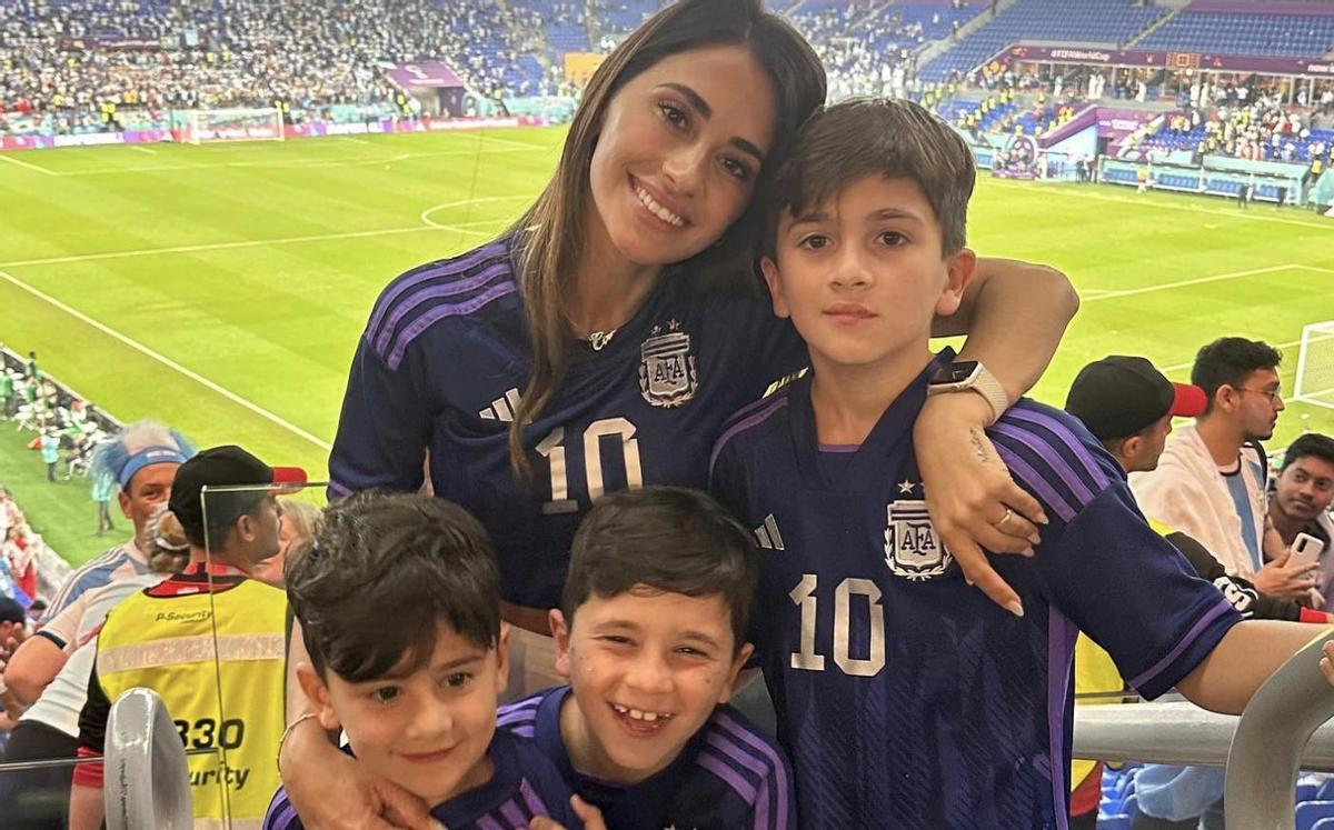 La cábala de Antonela Roccuzzo para alentar a la Selección Argentina en el Mundial de Qatar 2022