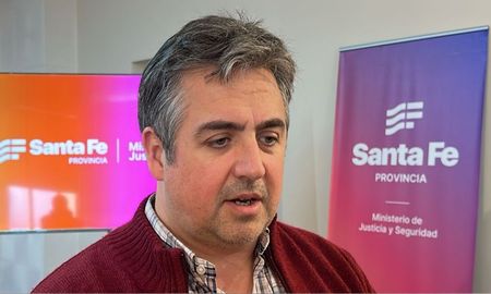 Pablo Cococcioni, ministro de Seguridad de Snata Fe. Pablo Cococcioni, ministro de Seguridad de Snata Fe.