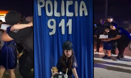 Una nena santafesina festejó su cumpleaños disfrazada de policía y efectivos de seguridad fueron a saludarla de sorpresa Una nena santafesina festejó su cumpleaños disfrazada de policía y efectivos de seguridad fueron a saludarla de sorpresa