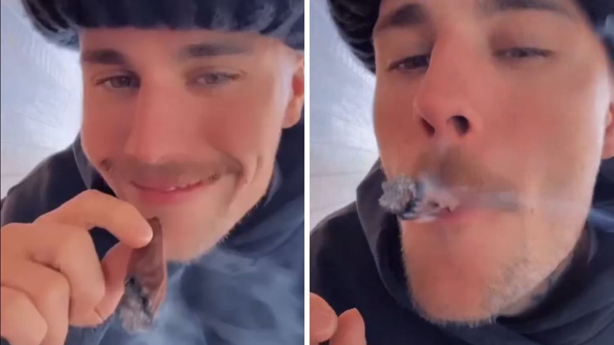 Justin Bieber desafió los rumores de adicción a las drogas con un llamativo video.