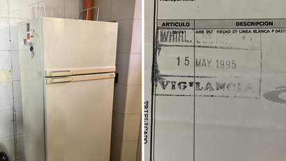 Se compró una heladera y lo que encontró adentro lo hizo viral: 