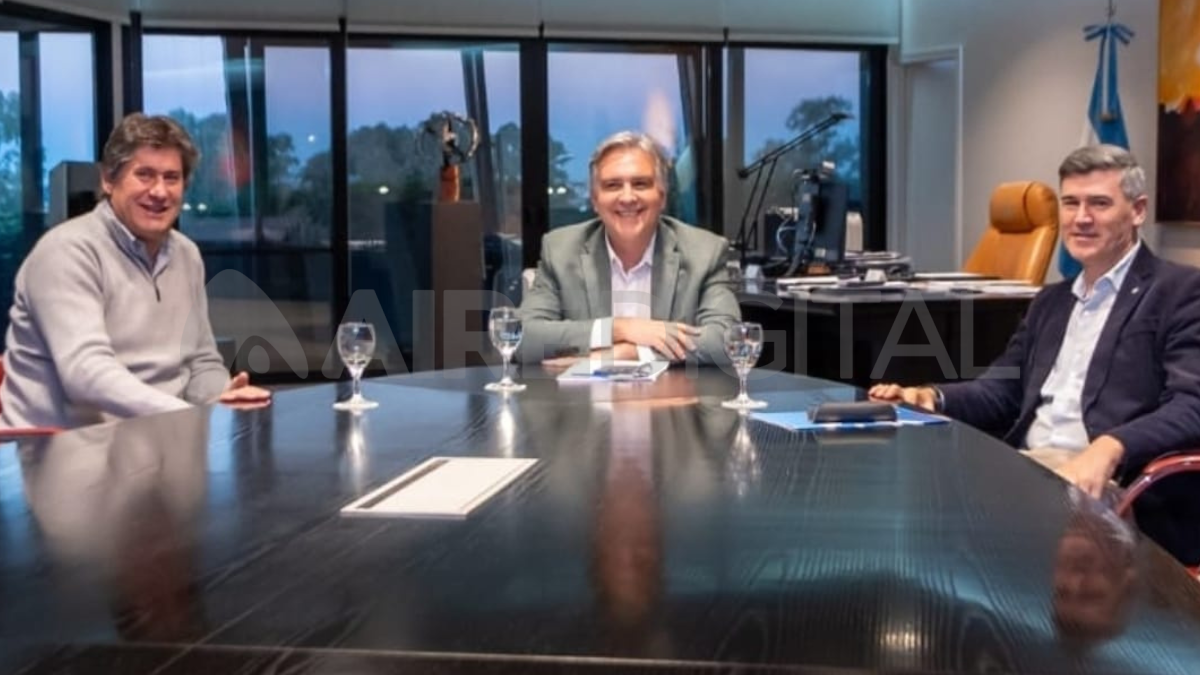 El gobernador Martín Llaryora