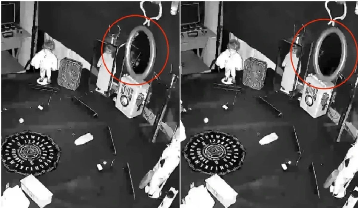 Video: compró un espejo por $1.500 y asegura que vino embrujado con el fantasma de una chica