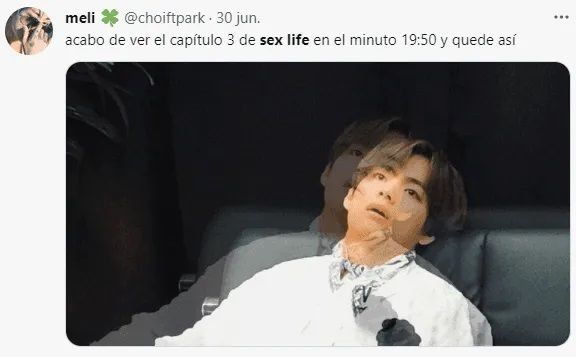 La escena de "Sexo/Vida" provocó un sinfín de reacciones en las redes sociales. 