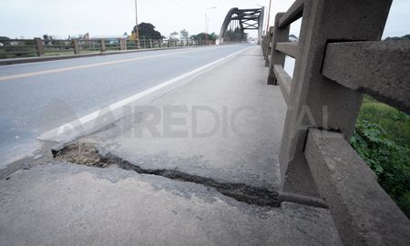 Los trabajos comprenden la perforación del tablero del Puente Carretero para la instalación de las bridas de sujeción de las ménsulas que se colocarán debajo de la estructura. Los trabajos comprenden la perforación del tablero del Puente Carretero para la instalación de las bridas de sujeción de las ménsulas que se colocarán debajo de la estructura.