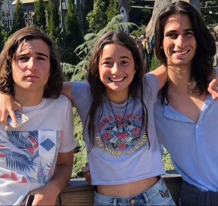 Valentín, Franco y Azul.