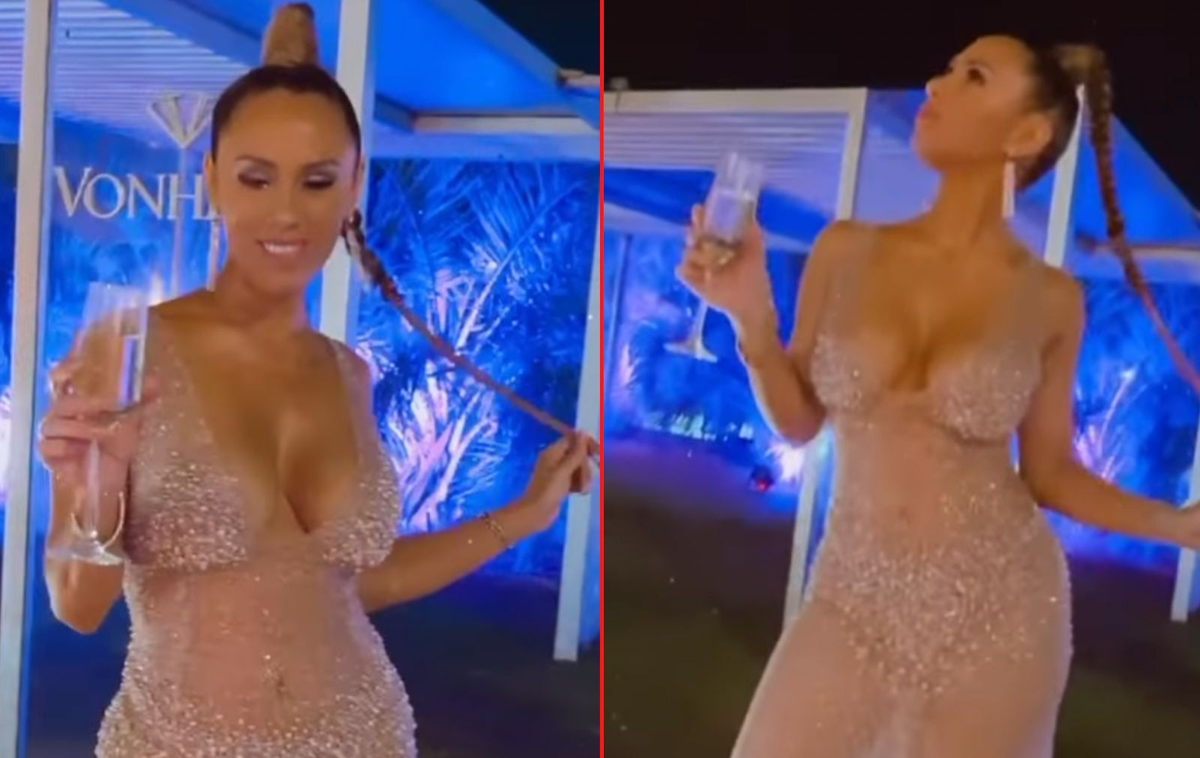 Matilda Blanco fulminó a Barby Silenzi por su look en los 15 de la hija de Karina La Princesita y El Polaco.