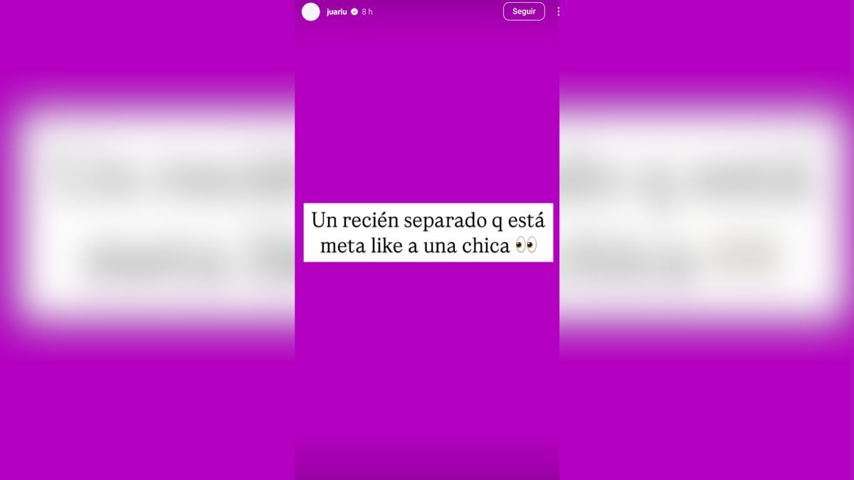 El posteo de Juariu que desató los rumores. El posteo de Juariu que desató los rumores.