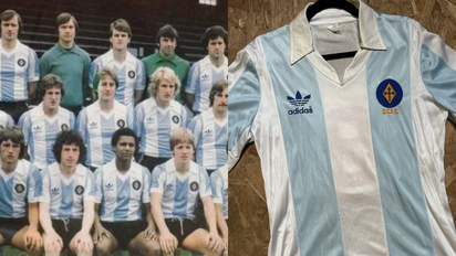 El club de Inglaterra que usó una camiseta de Argentina y la cambió por la Guerra de Malvinas