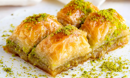 Baklava, el famoso postre de Turquía.