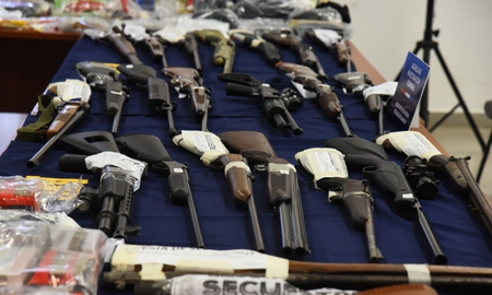 El gobierno de la provincia de Santa Fe incautó 3.119 armas de fuego. El gobierno de la provincia de Santa Fe incautó 3.119 armas de fuego.