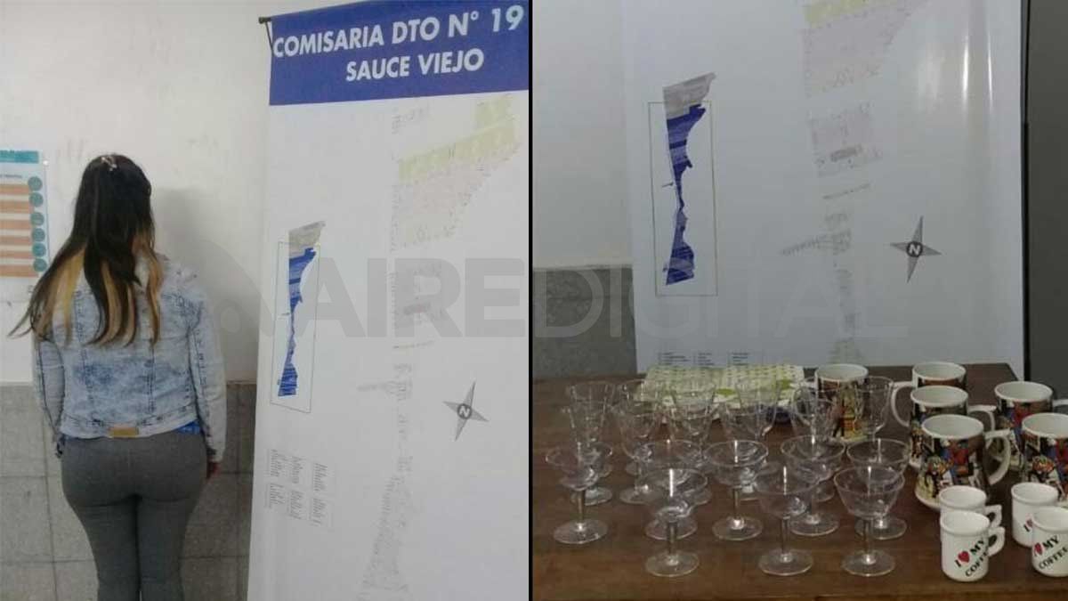 Detuvieron a una mujer de 25 años por vender cosas robadas en una casa quinta de Sauce Viejo.